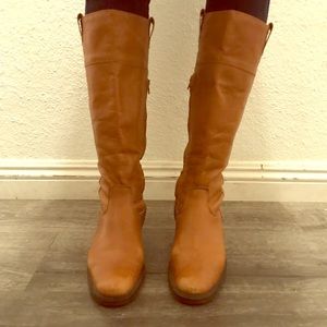 Vintage Leather Riding Boots